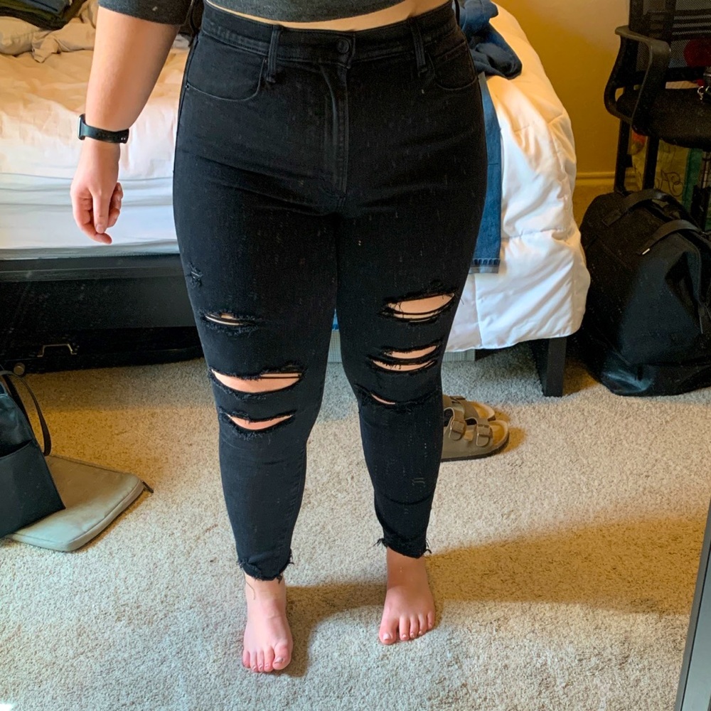 Abercrombie Ultra High Rise Super Skinny Jeans